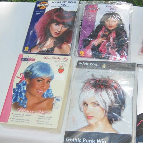 Bundle of 6 Halloween/costume wigs - Picture 8 of 9